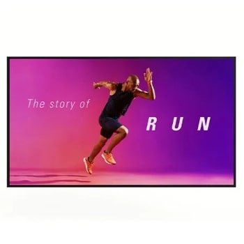 98" UM5J-B large screen digital signage front view1
