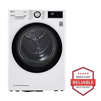 LG DLEC855W: 24'' Compact Ventless Electric Front Load Dryer