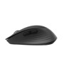 Logitech  910007714 ergonomic wireless mouse with textured grip and dual buttons - Side View