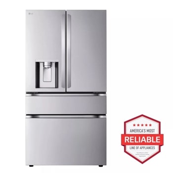 29 cu. ft. counter depth max french door refrigerator front view