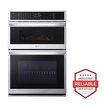 1.7/4.7 cu. ft. Smart Combination Wall Oven with InstaView®, True Convection, Air Fry, and Steam Sous Vide1