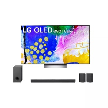 LG Home Theater Package with 77-inch G2 OLED TV and S95QR Sound Bar with Surround Speakers, Home Theater Package with G2 OLED TV and S95QR Sound Bar with Surround Speakers, OLED77G2PUA-S95QR, thumbnail 1