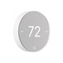 LG TMCTAW5W Smart Thermostat displaying 72 degrees with temperature control buttons - Side Angle