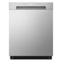 LG LDFC2423V Dishwasher in stainless steel finish - Front View
