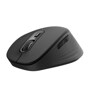 Logitech  910007714 ergonomic wireless mouse with textured grip and scroll wheel in dark gray finish