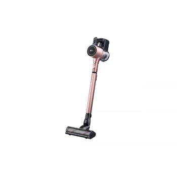 lg cord zero a9 cordless stick vacuum tilted right side angle view 