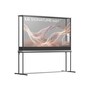 77-Inch LG SIGNATURE OLED T 4K OLED TV OLED77T6PUA Worlds No.1 OLED TV for 13 Years on Floor Stand - Side Angle