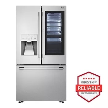 LG STUDIO STUDIO 27 cu. ft. Smart Counter-Depth MAX French Door Refrigerator  in Essence White SRFB27W3 - The Home Depot