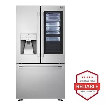 lg studio 24 cu. ft. door-in-door counter-depth refrigerator front view