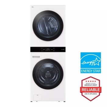 LG STUDIO WashTower™ Smart Front Load 5.0 cu. ft. Washer and 7.4 cu. ft. Gas Dryer with Center Control™	
