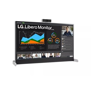 27" QHD IPS HDR 10 Libero Monitor with Detachable Full HD Webcam
