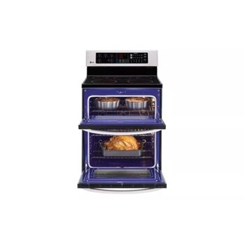 6.7 cu. ft. Capacity Electric Double Oven Range with SuperBoil™ Burner and EasyClean®