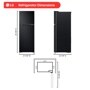 LG LT09S2000B Refrigerator Dimensions 21 7/8 Inch W x 25 1/8 Inch D x 61 7/8 Inch H - Front Side and Top Views