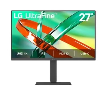 LG UltraFine monitor front view with vibrant color display1