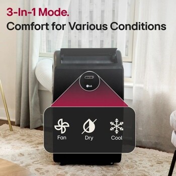 3-in-1 mode. Comfort for various Conditions
Fan
Dry
Cool