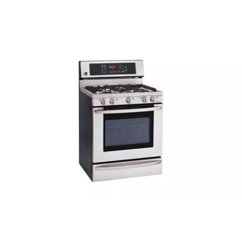 LG Studio - 5.4 cu. ft. Capacity Gas Single Oven Range with EvenJet™ Convection System