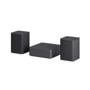 LG SPQ8S Soundbar with rear speakers right side angle view