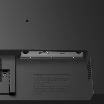 HDMI TMM
USB-C
CAUTION:
TO PREVENT ELECTRIC SHOCK,
DO NOT REMOVE COVER. NO USER-SERVICEABLE PARTS INSIDE. REFER SERVICING TO QUALIFIED SERVICE PERSONNEL.
ATTENTION:
AFIN D'EVITER TOUT RISQUE D'ELECTROCUTION, NE PAS ENLEVER L'ARRIERE. AUCUNE PIECE REPARABLE PAR L'USAGER A L'INTERIEUR. POUR REPARATIONS, APPELER UN TECHNICIEN QUALIFIE