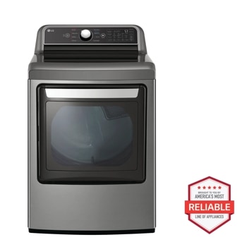 7.3 cu. ft. Ultra Large Capacity Smart wi-fi Enabled Rear Control Gas Dryer with EasyLoad™ Door1