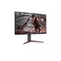 Left side view of the 32 Inch LG UltraGear (32GN650-B) gaming monitor with 165Hz refresh rate and 1ms (GtG) response time