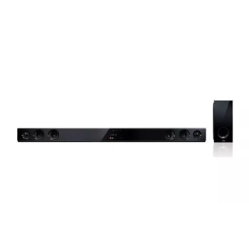 280W 2.1ch Sound Bar Audio System with Wireless Subwoofer and Bluetooth Connectivity