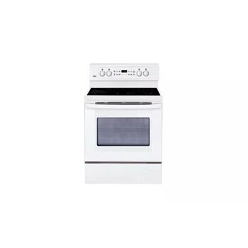 Extra-large Capacity Freestanding Electric Range with PreciseTemp&trade baking system.