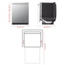 LG STUDIO Smart Top Control Dishwasher with 1-Hour Wash & Dry, QuadWash® Pro, TrueSteam® and Dynamic Heat Dry™
