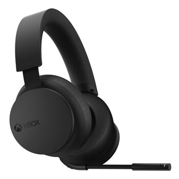 Xbox Wireless Headset TLL00020 with padded headband, over-ear cushions, and adjustable microphone in matte black finish