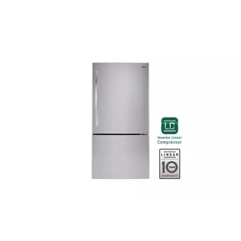 24 cu. ft. Large Capacity Swing Door Bottom Freezer Refrigerator