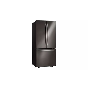 22 cu. ft. french door refrigerator left side angle view