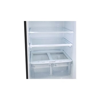 20 cu. ft. top freezer refrigerator empty interior view