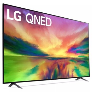 LG 86-inch QNED 4K UHD smart tv left angle view