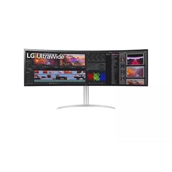 LG 49-Inch Ultrawide Curved Monitor | 49WQ95C-W