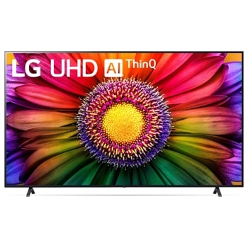 LG 86UR8000AUA 86 inch 4K UHD LED TV with thinq ai front view
