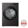 5.0 cu. ft. Front Load Washer and 7.4 cu. ft. Gas Dryer with pedestal washer and drawer in Black Steel WM6700HBA_DLGX6701B_WD300CB_WDP6B