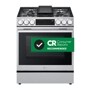 LG LSGL6335X Range Consumer Reports Recommended - Front View