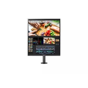 LG 28MQ780-B 28 inch DualUp Square Monitor front view
