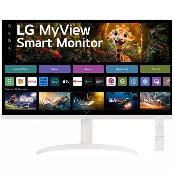 32" MyView Smart Monitor 4K UHD with webOS and USB Type-C™
