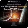45 Inch UltraGear? OLED WQHD 240Hz 0.03ms G-Sync Compatible 800R Curved Gaming Monitor with webOS
