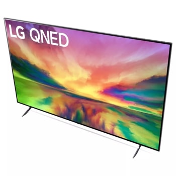 LG 86-inch QNED 4K UHD smart tv right angle view