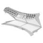 ADQ55998601 LG refrigerator air filter housing with grid design and mounting bracket