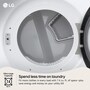 LG DLG3421W Dryer with Ultra Large 7.4 cu. ft. Capacity - Spend less time on laundry Fit more clothes in every load with 7.4 cu. ft. of space