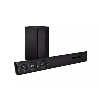 LG LAS485B 2.1 Channel 300W Sound Bar with Wireless Subwoofer and Bluetooth® Connectivity