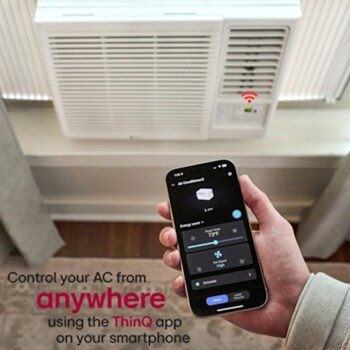 Control your AC from
anywhere
using the Thin app
on your smartphone

