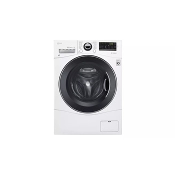 LG WM3488HW Compact All-In-One Washer Dryer Combo front view