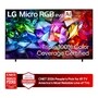 LG Micro RGB evo AI TV 100MRGB95BU with Triple 100% Color Coverage Certified CNET 2026 People's Pick for #1 TV Brand America's Most Reliable Line of TVs