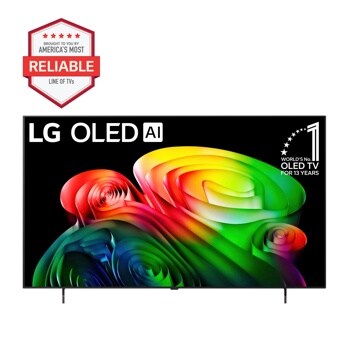 65-Inch LG OLED AI TV OLED65B6AUA with Americas Most Reliable Line of TVs and Worlds No. 1 OLED TV for 13 Years badges