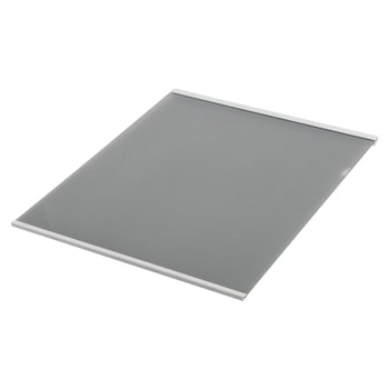ACQ30341202 LG refrigerator accessory shelf with textured gray surface and white trim border1