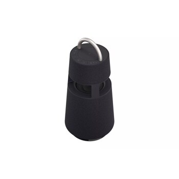 XBOOM 360 Omnidirectional Sound Portable Wireless Bluetooth Speaker with Mood Lighting - Charcoal Black