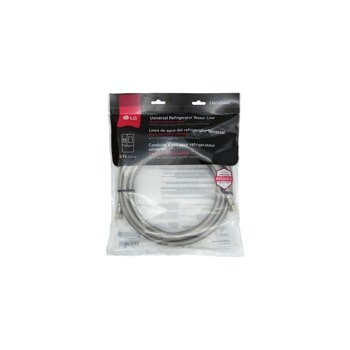 LG AGF04222701 Universal Refrigerator Water Line 6 ft Braided Stainless Steel with PEX Interior Tube in Retail Packaging